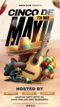cinco de mayo Instagram story template