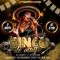 Cinco De Mayo Karaoke Wpis na Instagrama template