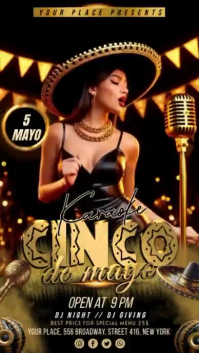 Cinco de Mayo Karaoke Instagram Story template