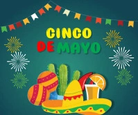 Cinco de Mayo Large Rectangle template