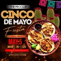 Cinco de Mayo Menu Instagram Post template