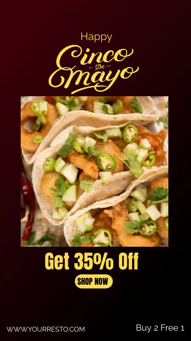 cinco de mayo menu Template PosterMyWall cinco de mayo menu Template PosterMyWall