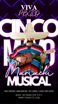Cinco de Mayo Musical Instagram Story template