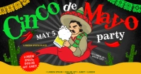 CINCO DE MAYO PARTY BANNER Imagen Compartida en Facebook template