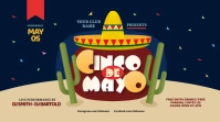 Cinco de Mayo Party Twitter Post Twitter-Beitrag template