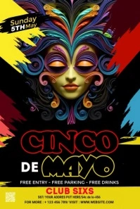 Cinco de Mayo Pinterest Graphic template