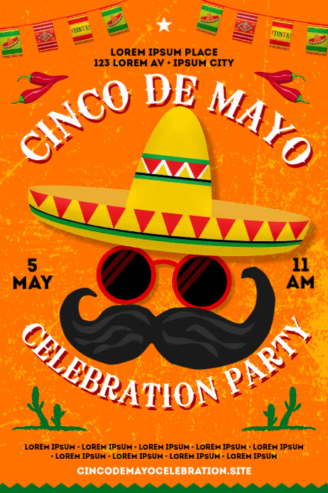 CINCO DE MAYO POSTER Template PosterMyWall