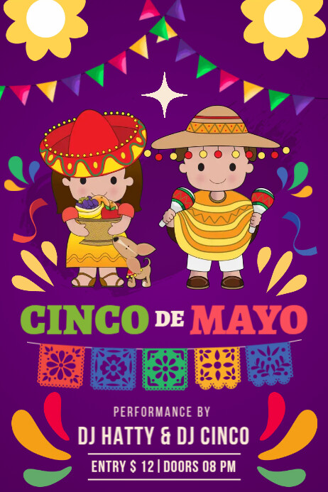 Cinco De Mayo Poster Event Template PosterMyWall