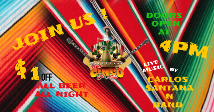 May 5th Flyer Template May 5th Flyer Template