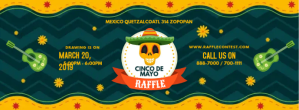 Cinco de Mayo Raffle Invitation Ticket