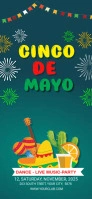 Cinco de mayo Snapchat Geofilter template