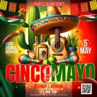 Cinco De Mayo Square (1:1) 方形(1:1) template
