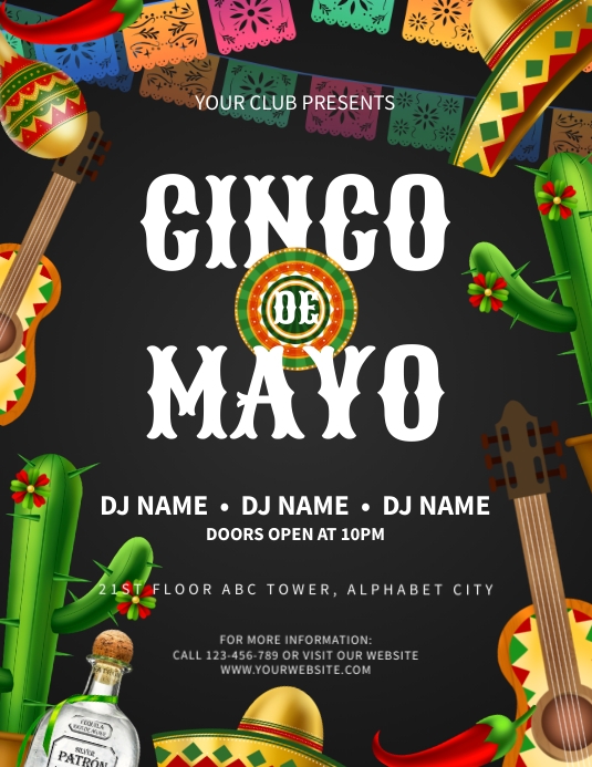 Cinco de Mayo Template PosterMyWall