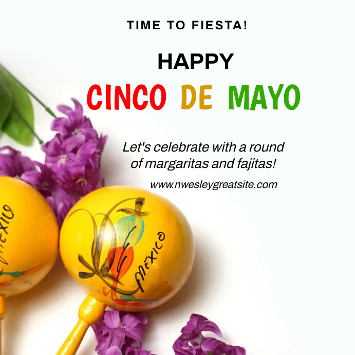 Cinco De Mayo Template Publicação no Instagram