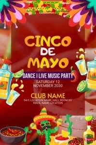 Cinco de mayo Tumblr Graphic template