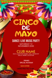 Cinco de mayo Tumblr Graphic template