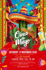 Cinco de mayo Tumblr Graphic template