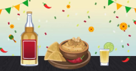 Cinco de Mayo Video Ads Imagen Compartida en Facebook template