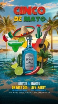 Cinco de mayo video template Reel do Instagram