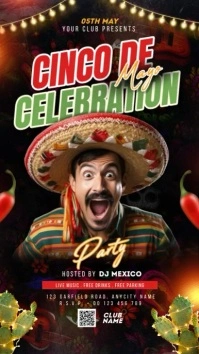 cinco de mayo video template Instagram Story