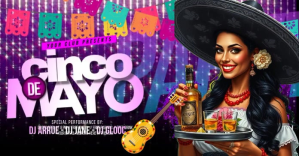 Noir Cinco de Mayo Celebration auf Facebook geteiltes Bild Template