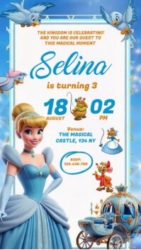 cinderella Instagram Reel template