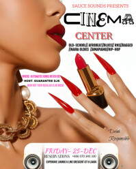 Cinema Center/night Party  Instagram Portrait template