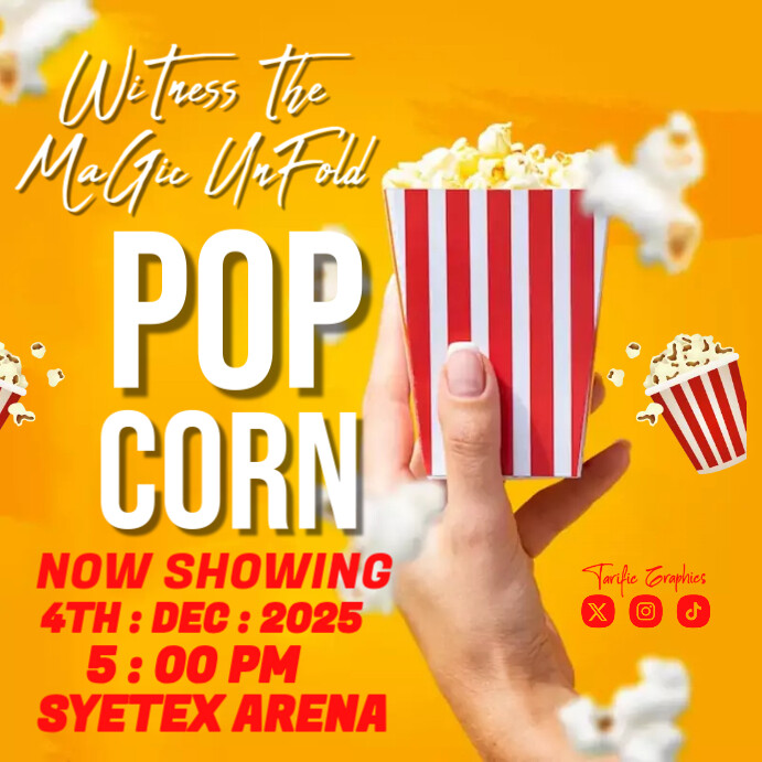 Cinema poster Template PosterMyWall