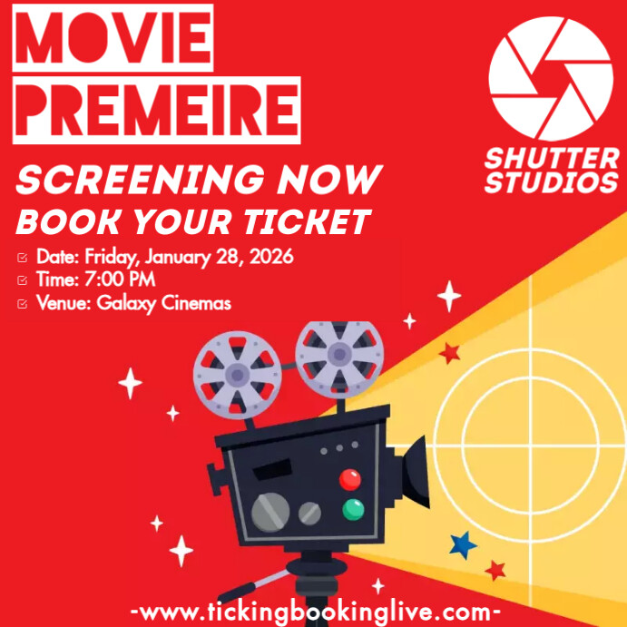 Cinema poster Template PosterMyWall