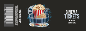 Cinema Tickets Facebook-coverfoto template