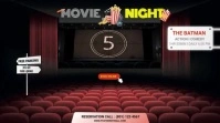 CINEMA WIDE SCREEN Digital Display (16:9) template