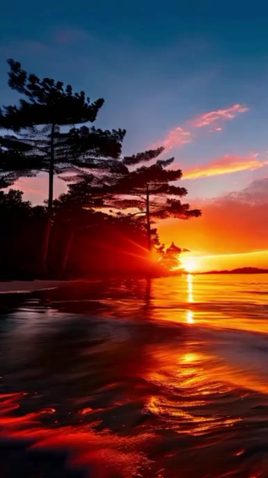 cinematic sunset background video Film TikTok template