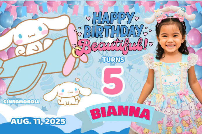 Cute Birthday Celebration Ithempulethi | PosterMyWall