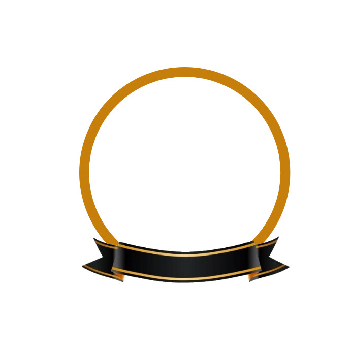 Circle Ribbon Pattern Circle Ribbon badge template | PosterMyWall