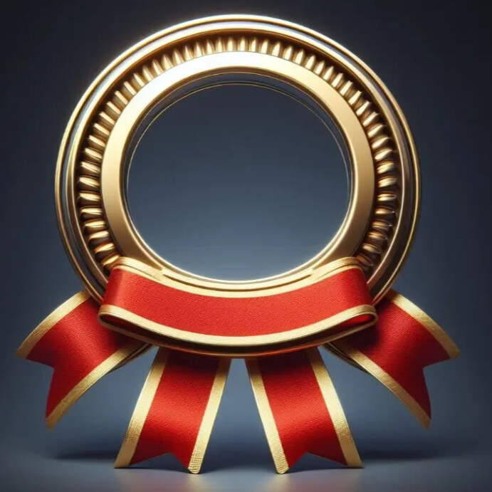 Circle ribbon Template | PosterMyWall