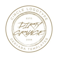 Circle Transparent Badge Logo template
