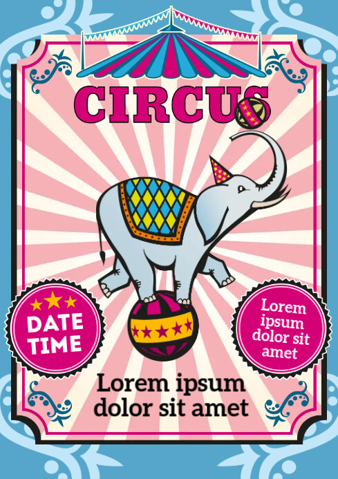 Circus Ads Template | PosterMyWall
