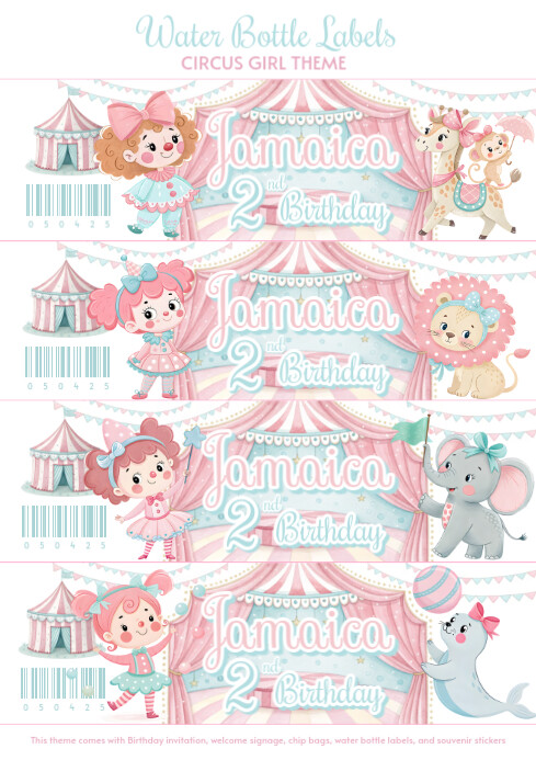Circus A4 template