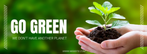 Citation about green planet Template Facebook