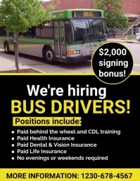 Driver hiring flyer Template | PosterMyWall