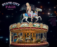 city fair, celebration, birthday, state fair, county, quinceañera, carnival, feria Rectangle moyen template