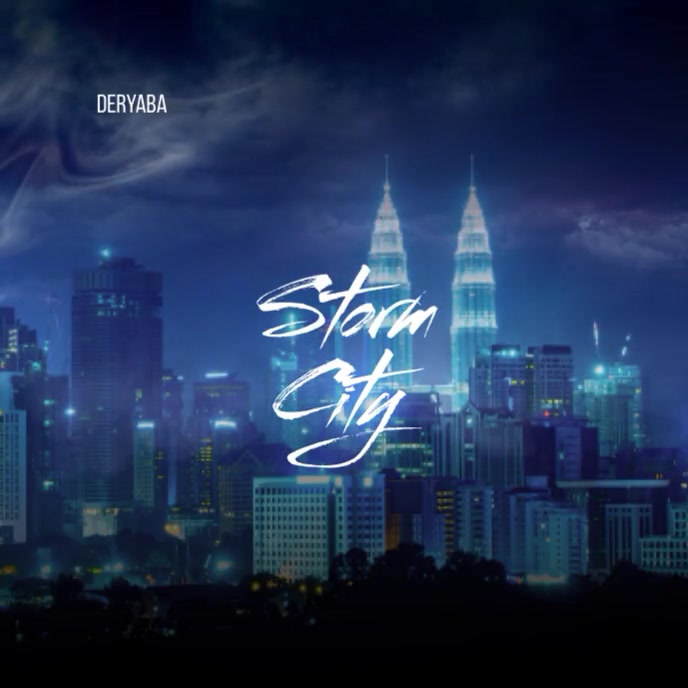 Copy of City Storm Clouds Video Album Cover Music | PosterMyWall