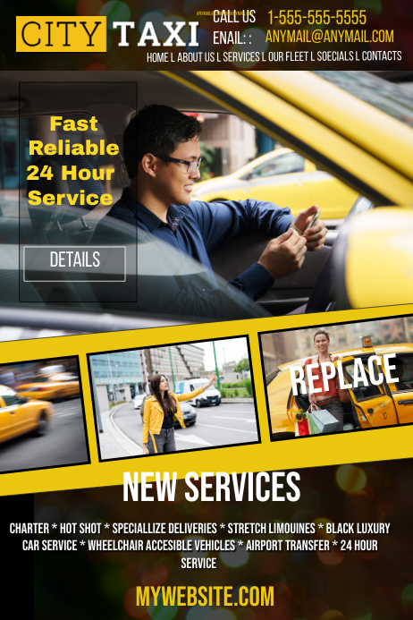 City Taxi Service Template