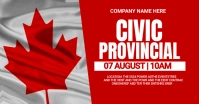 civic provincial Facebook Shared Image template