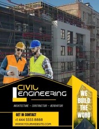 Civil Engineering Advertising Civil Engineering Template | PosterMyWall