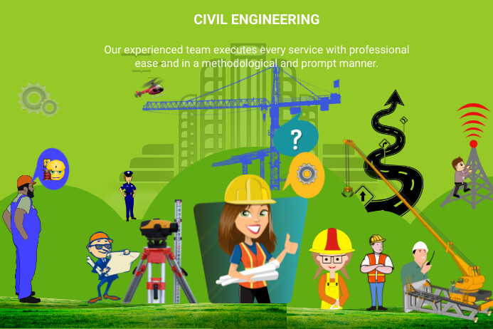 Engineering Class Banner Civil Engineering Banner Design Template