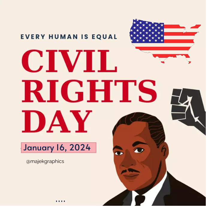 Civil Rights Day Template | PosterMyWall