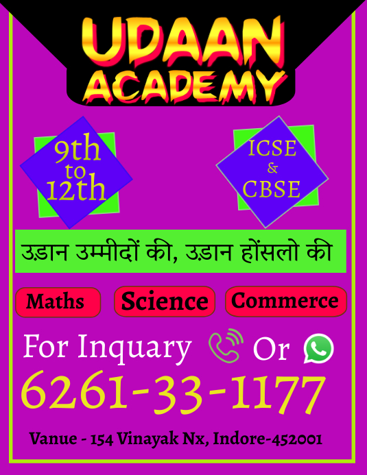 Class Flyer (US Letter) template