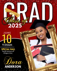 Class of 2025 graduation Instagram Portrait template
