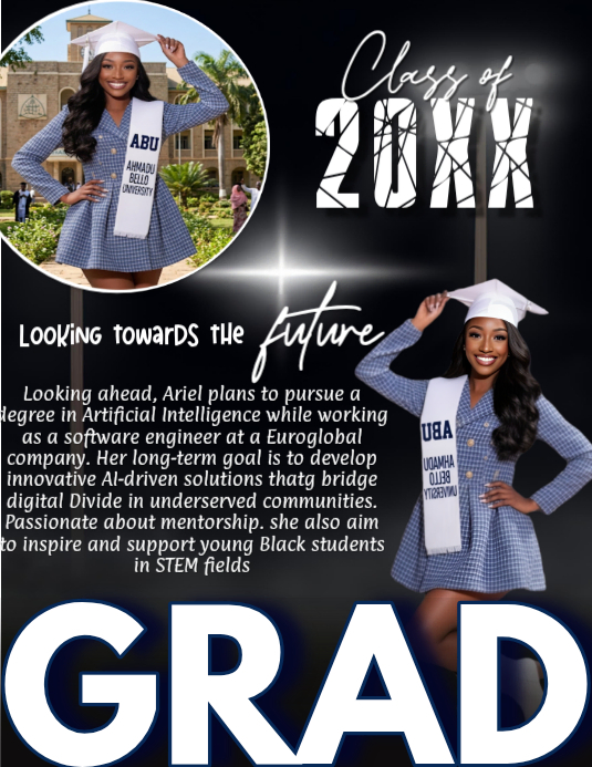 Class of 2026 Graduation Flyer Template | Modern Senior Grad Poster ...